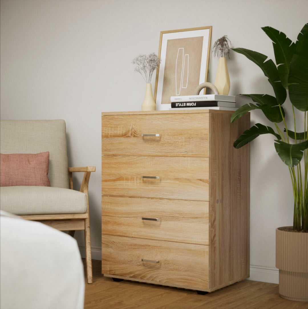 Muebles estilo roble: simplicidad acogedora