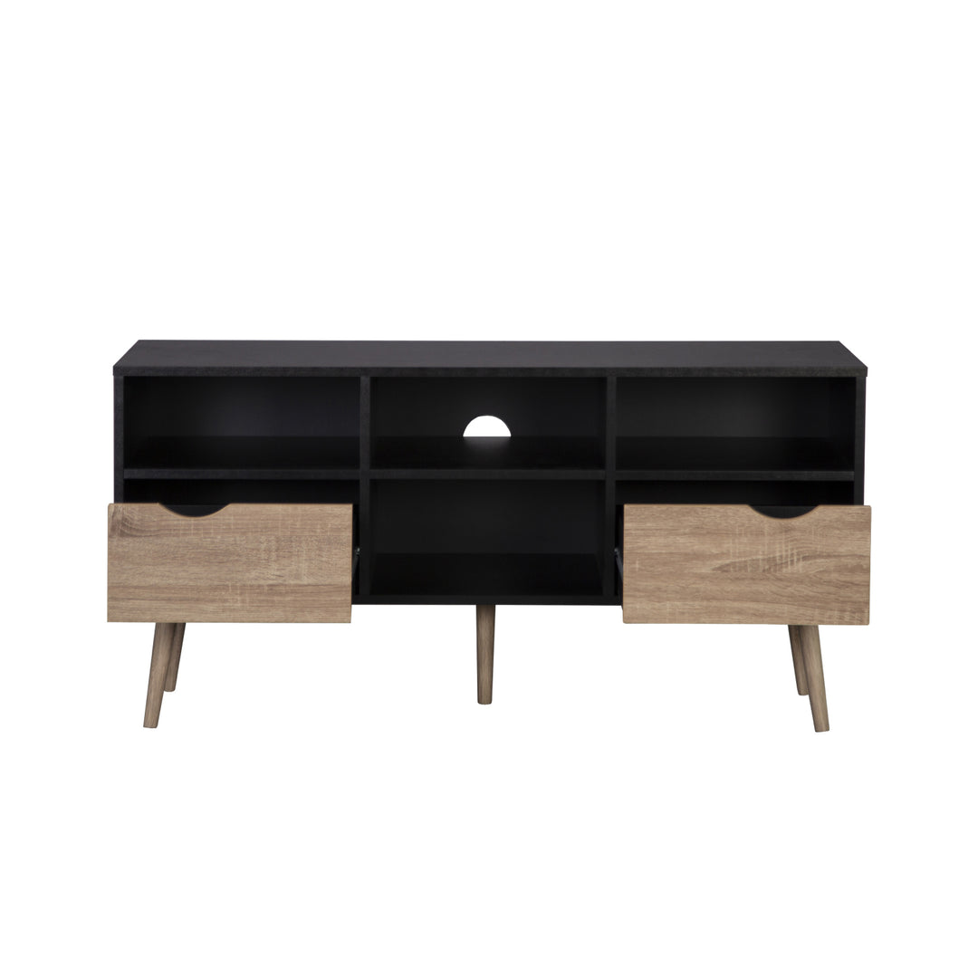 Mueble de TV Rack Nórdico Negro