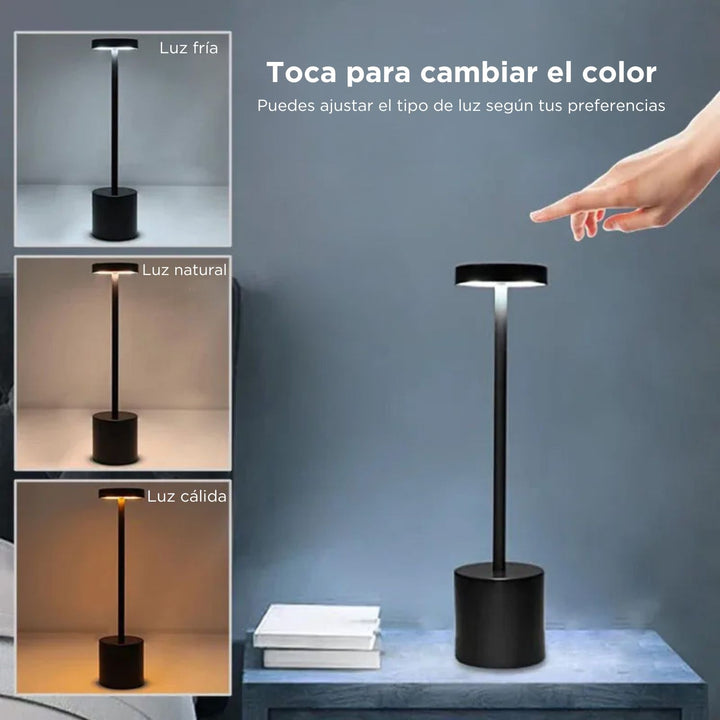 Lámpara de Mesa LED USB Táctil Minimalista