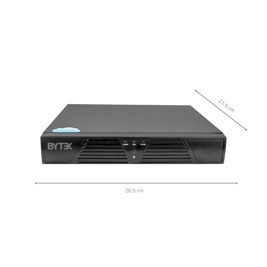 Grabador DVR 4 canales de 2.0mp 1080n Full HD