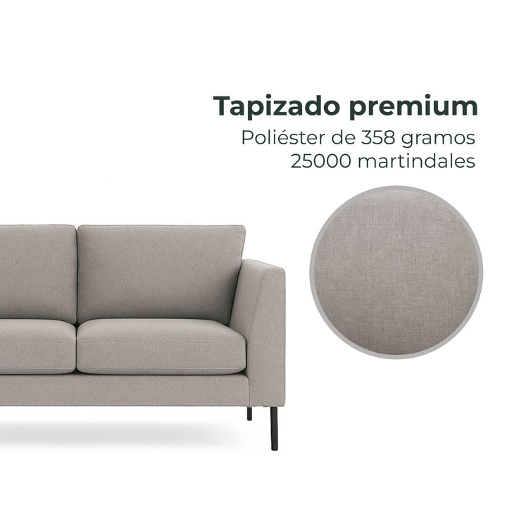 Sofá 2 Plazas Murcia Tela Bloom Taupe