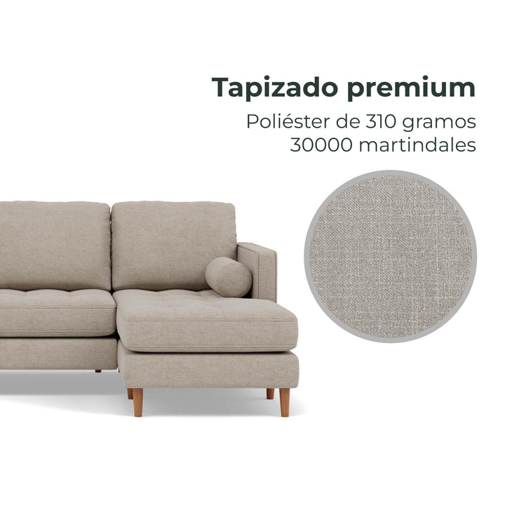 Sala Esquinero Sofa Modular Oviedo Beige