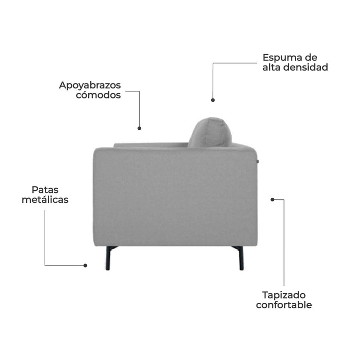 Sala Esquinero Sofa Modular Murcia Tela Montreal