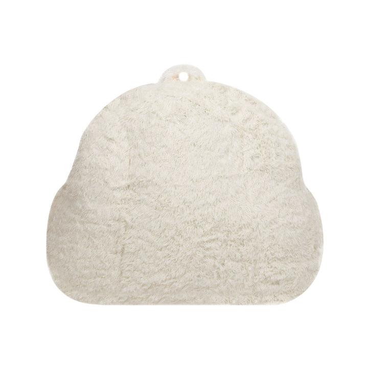 Puff Individual Tipo Sherpa Beige