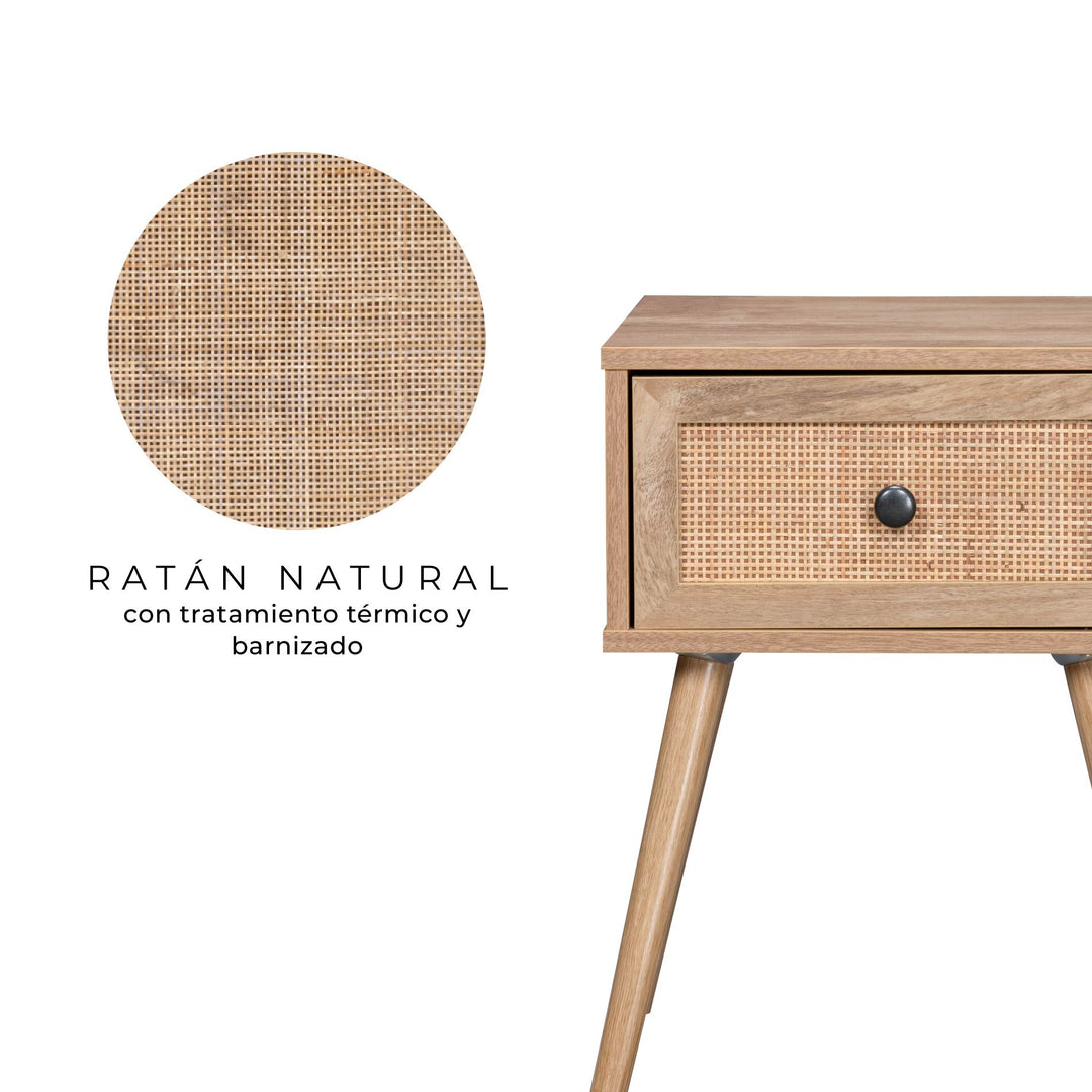Buró con Cajón de Ratán