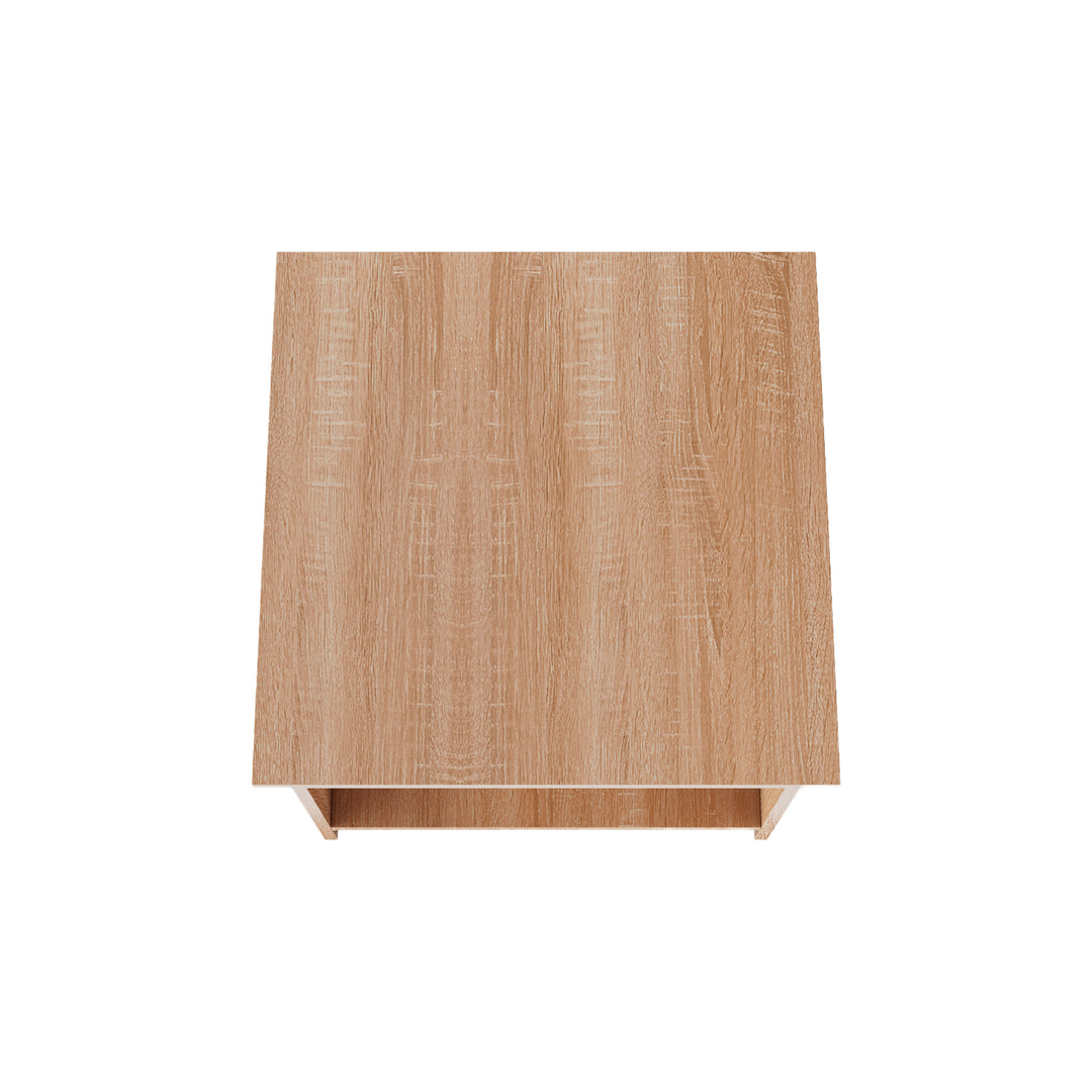 Mesa Auxiliar Minimalista Estilo Madera Roble