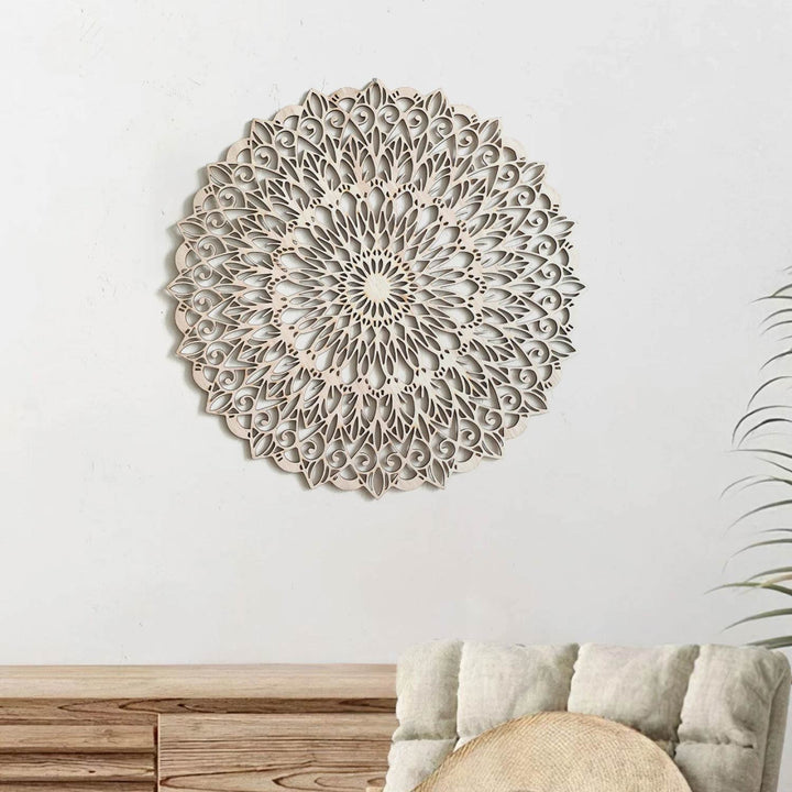 Mandala de Madera para Pared