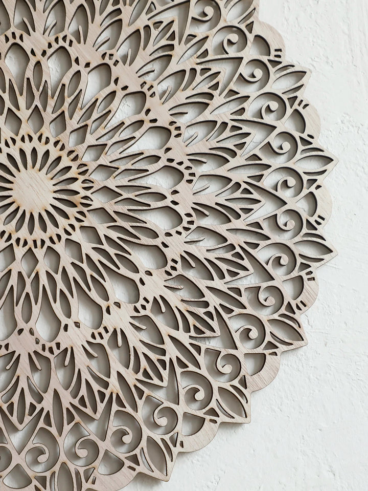 Mandala de Madera para Pared