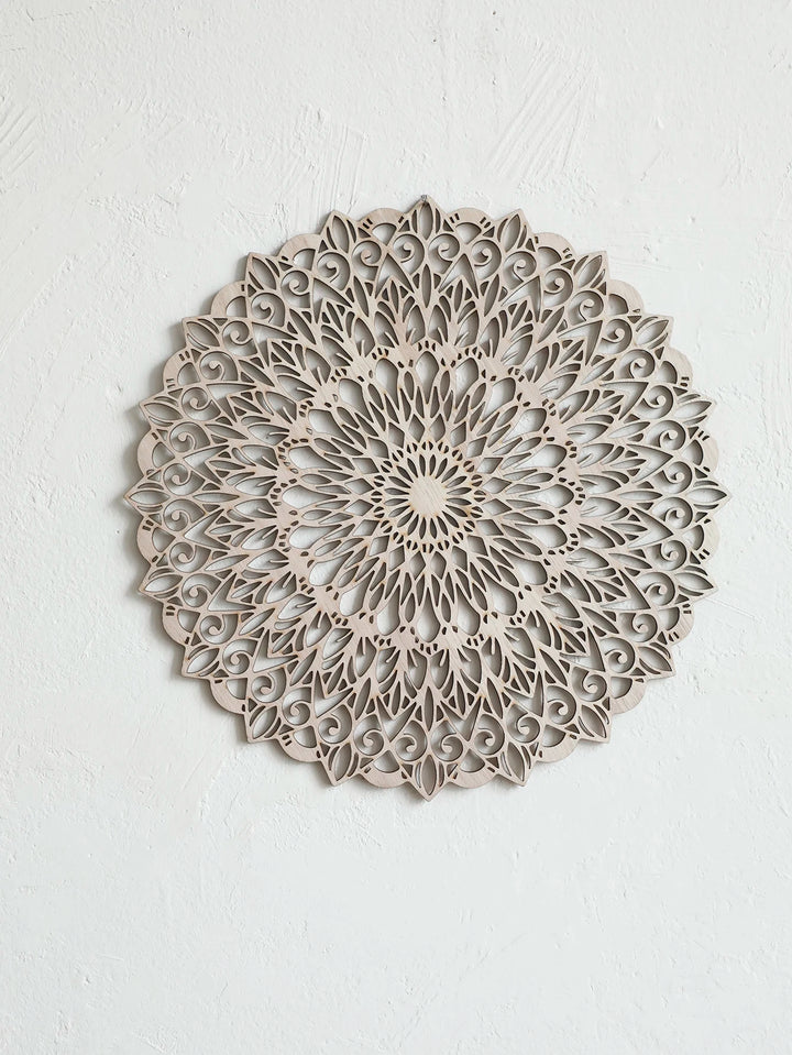 Mandala de Madera para Pared