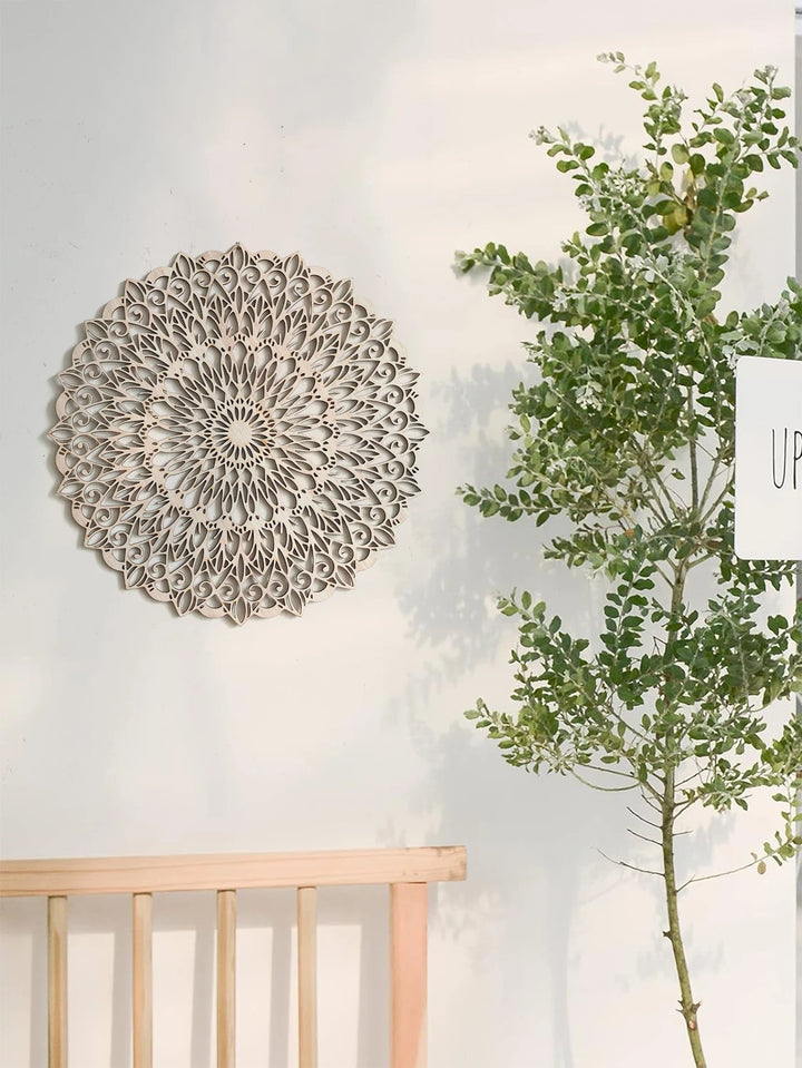 Mandala de Madera para Pared