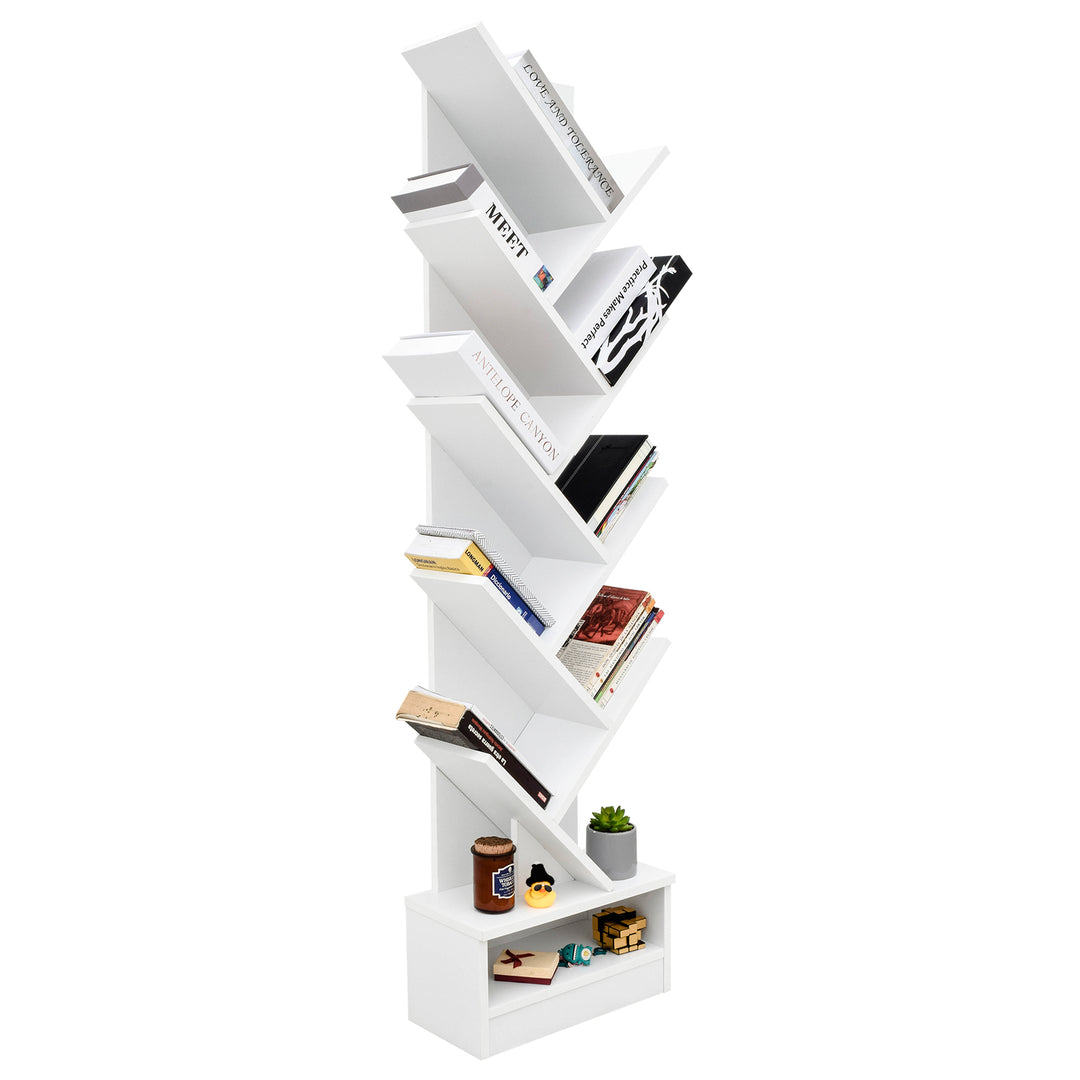 Librero Visdom Vertical Diseño Moderno Blanco